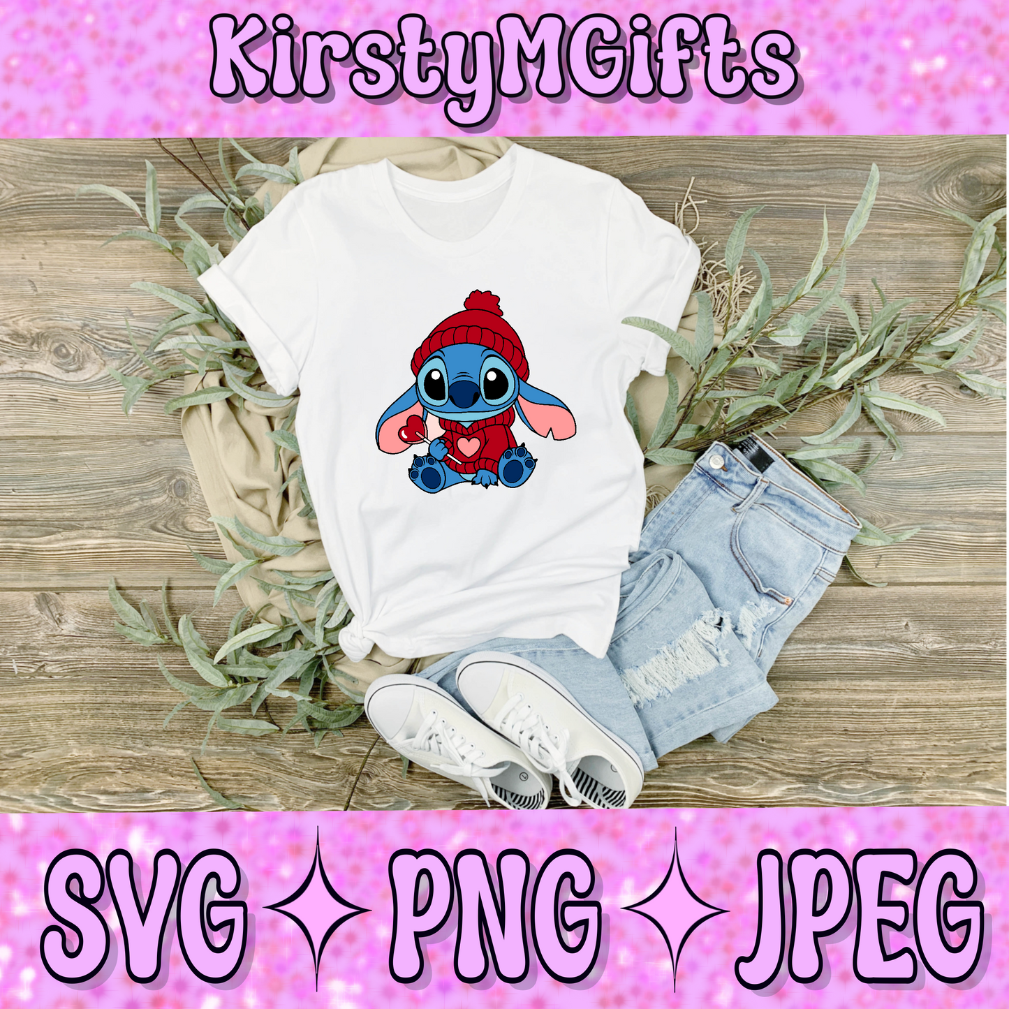 Stitch Lollypop SVG
