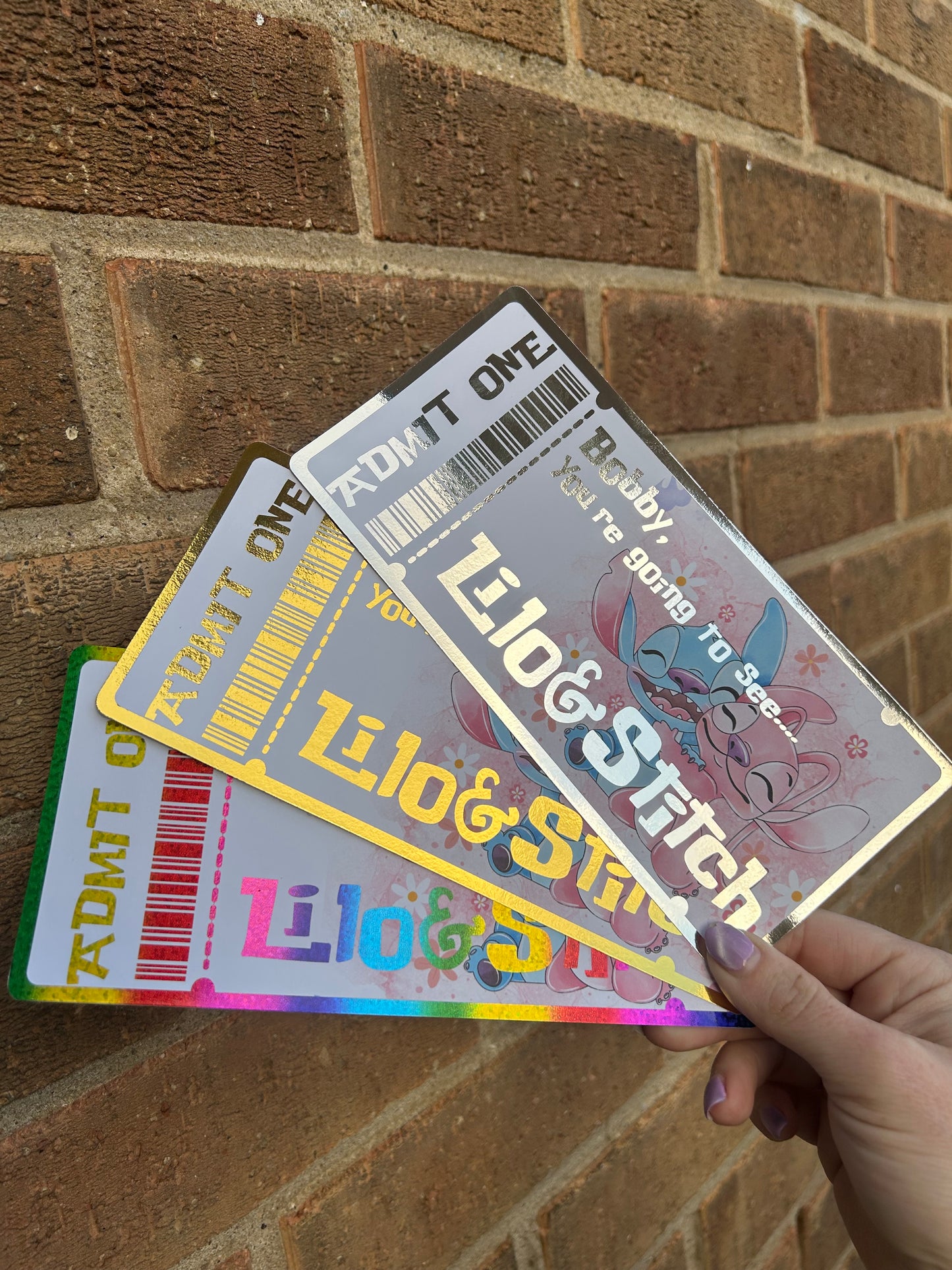 Stitch Movie Ticket